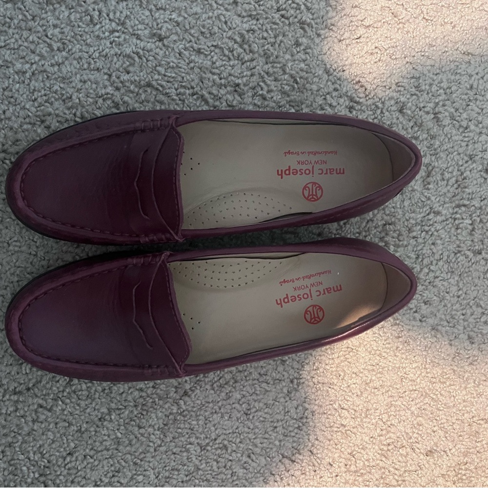 Marc Joseph Deep Burgundy Loafers